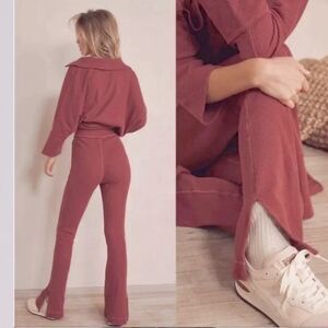 Intimately Free People Under the Stars Slim Fitted Flare Pants S